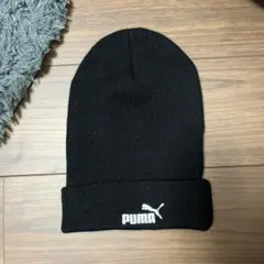 PUMA プーマ ブラック ニット帽のサムネイル