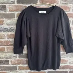 SONNYLABEL ブラック パフスリーブ ニット　アーバンリサーチ