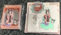 セーラームーンサンリオコラボ　スライドミラー　アクリルキーホルダーセット