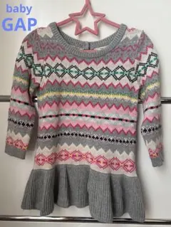 babyGAP ニット ワンピース 18-24months 90cm 女の子