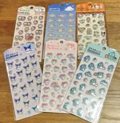 [新品未開封]ぷくっとシール サンリオ6種類セット売り