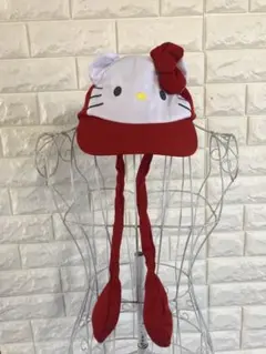 キティ　耳が動く帽子　キャップ