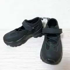 最終 美品✨AZUL BY MOUSSY スニーカーサンダル 厚底 黒 Mのサムネイル
