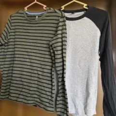 UNIQLO 長袖カットソー 150サイズ 2枚セット