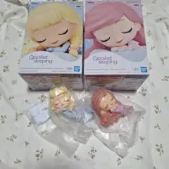 キューポスケット　スリーピング　シンデレラ　アリエル