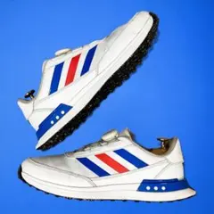 ADIDAS アディダスゴルフ 26.5㎝ ゴルフシューズ ホワイト ダイヤル式