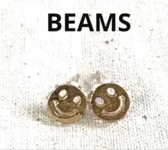 スマイルモチーフ ピアス 両耳用　ニコちゃん　Smile beams ビームスのサムネイル