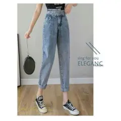 デニムパンツ ファッション 女性用