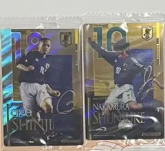 サッカー日本代表　ウエハース　小野伸二　中村俊輔