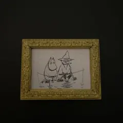 ムーミンポスター 額装Moominpappa ムーミンパパの思い出 - メルカリ