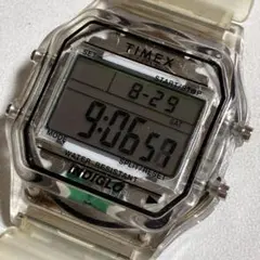 稼働 TIMEX BEAMSコラボ INDIGLO スケルトン デジタル 腕時計 - メルカリ
