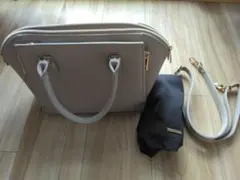 超機能的 グローブ grove 2way ショルダー ハンドバッグ入卒対応サブ付のサムネイル