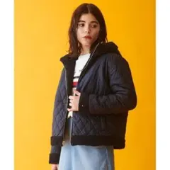 トミーヒルフィガー　リバーシブル ボア ブルゾン　フード　キルティング