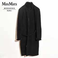 【WEEKEND MAXMARA/マックスマーラ】ブラックロングコート