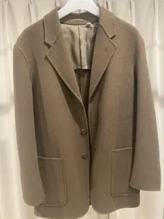 ユニクロU ウールブレンドテーラードジャケット　ユニクロユー　U JK ブラウン