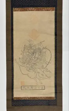 時代物 李朝 水墨画 虎 鳥 韓モノ 骨董 古玩 無銘 - メルカリ