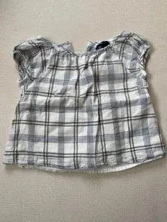 Gap チェック柄半袖シャツ 12-18ヶ月
