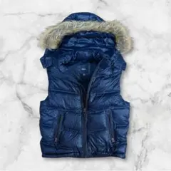 GAP ファーベスト y2k お兄系 光沢 グランジ 平成ギャル