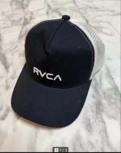 RVCA メッシュバックキャップ ネイビー/ホワイトのサムネイル