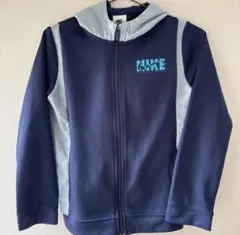 NIKE キッズ ジップアップパーカー ネイビー