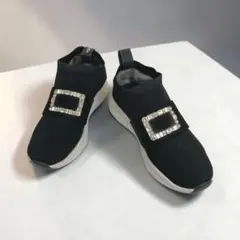 +diana ヒールアップスニーカー　ツイード　グリッター24.0 diana ヒールアップスニーカー ツイード グリッター24.0 - メルカリ