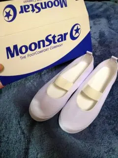MoonStar 上履き 21.5 スクールシューズ ホワイト