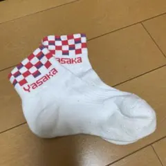 卓球　Yasaka チェック柄ソックス　M