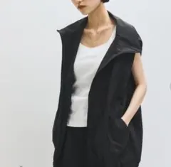 ADAM ET ROPE'【撥水】ショルダータックシアーブルゾン