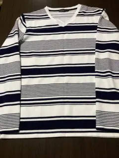NOTA BENE ストライプ長袖カットソー Lサイズ