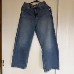 UNIQLO バギーカーブジーンズ(丈短め)