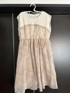 アプレレクール　チュールワンピース　ノースリーブ　140