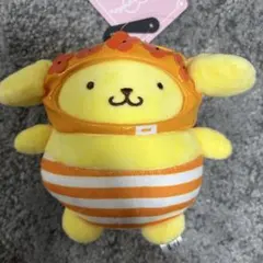 ポムポムプリン むにゅぐるみ マスコット フルーツ オレンジ 新品 レア