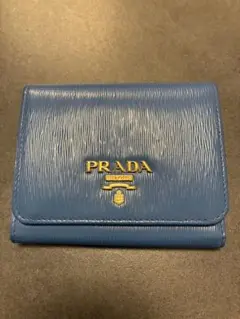 2025年最新】PRADA カラー：ブルー系 三つ折り財布の人気アイテム
