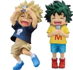 僕のヒーローアカデミアのフィギュア、緑谷出久と爆豪勝己