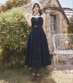 hina⭐︎様】elu Gabe dress denim ribbon - メルカリ