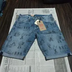 新品Levi's501 ハーフデニム