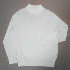 【限定セール】《無印良品》洗えるウールハイゲージハイネックセーター Ｌサイズ