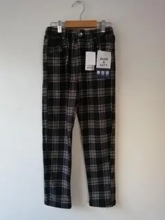 裏起毛チェックパンツ 150