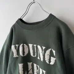 90s チャンピオン YOUNG LIFE リバースウィーブ USA製 L 90s チャンピオン リバースウィーブ YOUNG LIFE 3段プリント