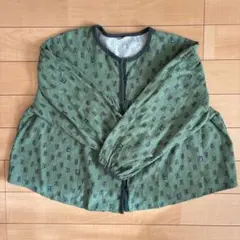 本柄　長袖シャツ