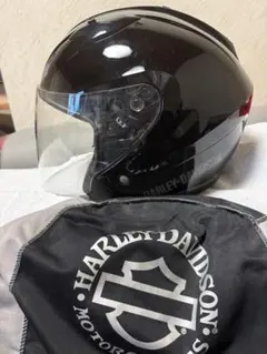 未使用 ハーレー ハーフ ヘルメット Harley Davidson Sサイズ 新品未使用 軽量 ハーレーダビッドソン 純正 ハーフ ヘルメット