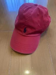 Polo 赤 キャップ コットン100%