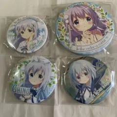 チノ ご注文はうさぎですか？ ホログラム缶バッジ 東京アニメセンター