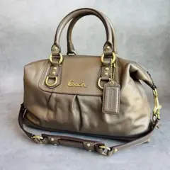 Y2K COACH Ashley Metallic Satchel Bag