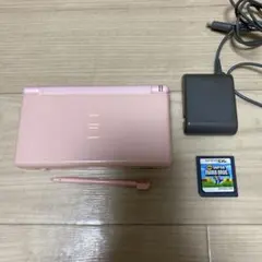 【美品】ニンテンドーDSLite ピンク本体•充電•ペン+ ソフト