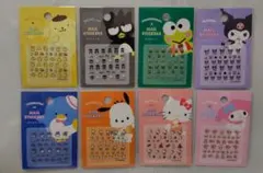 サンリオ　ネイルシール　プリン　バツ丸　クロミ　マイメロ　キティ　ポチャッコ