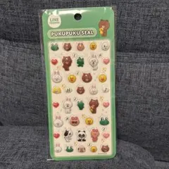 【LINE FRIENDS】 PUKUPUKUシール ぷくぷくシール ラインのサムネイル