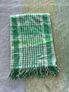 niko and ... グリーンチェックストール　マフラー