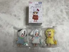 サンリオ　ぷちリカちゃん　ポチャッコ　シナモロール　シナモン　ポムポムプリン