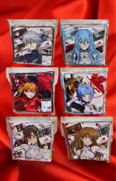 40センチ　エヴァンゲリオン スクエアクッション 3種類セット　260105